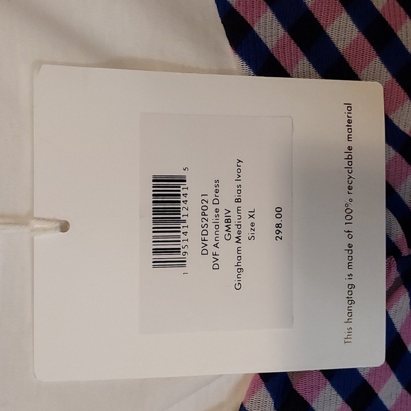 Diane Von Furstenberg Annalise Ruched Mesh Cotton Mini Dress In Gingham - Picture 5 of 12